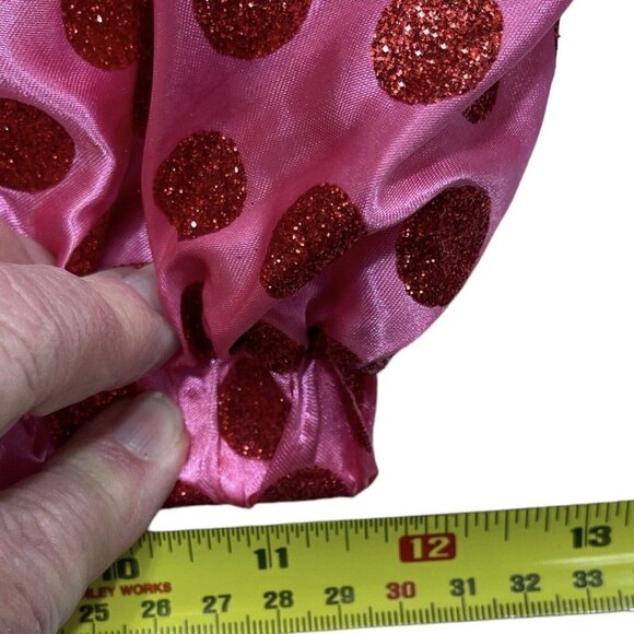 STRAWBERRY SHORTCAKE  Sequin Polka Dot Tutu Girls CS (4-6) Pink Multi  Dance NWT - Picture 14 of 14